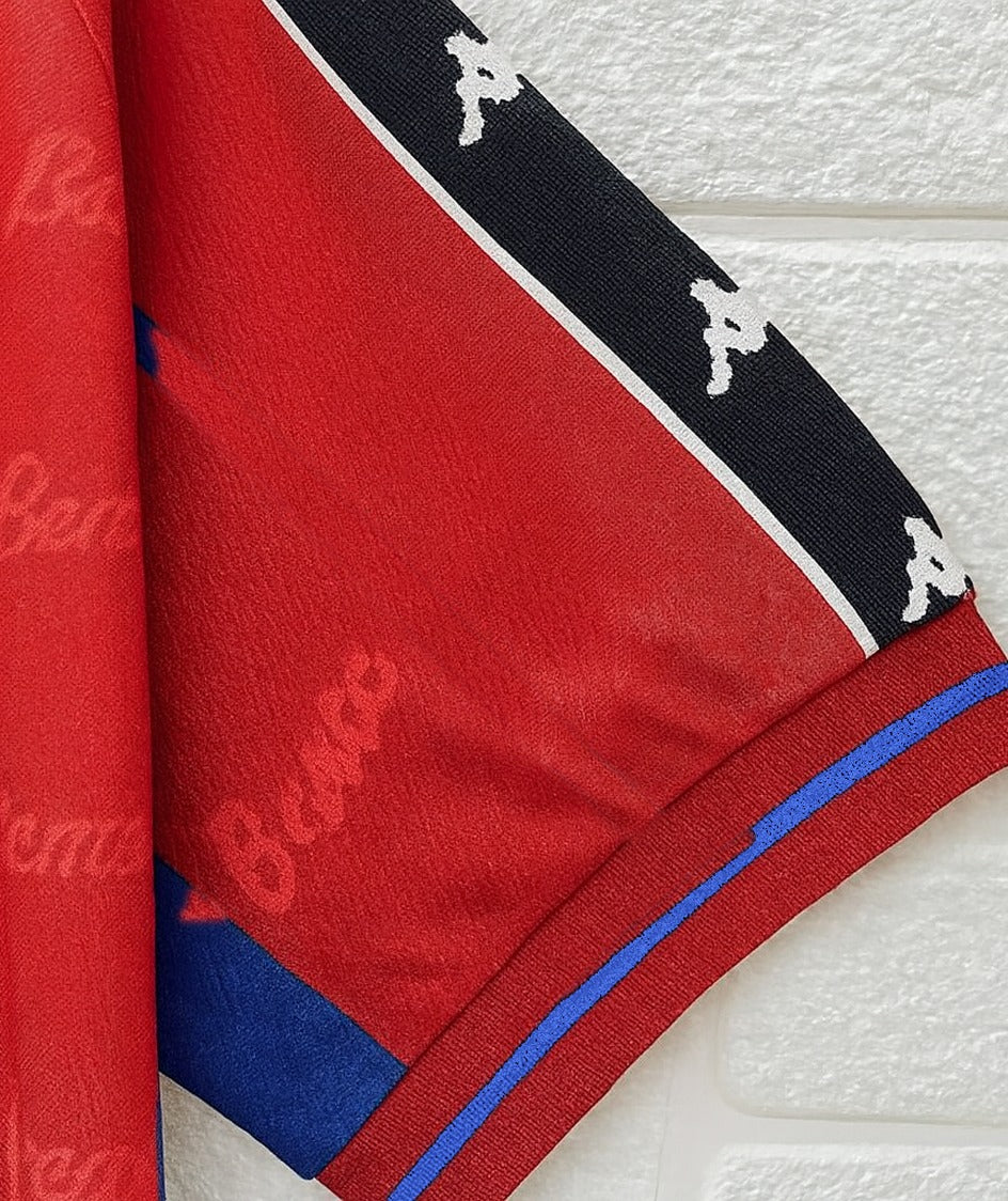Barcelona 1996/97 home shirt — sleeve close-up