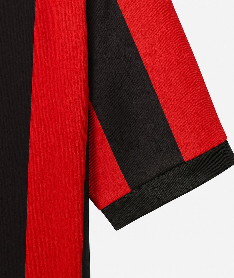 AC Milan 1988/89 shirt — sleeve and cuff close-up