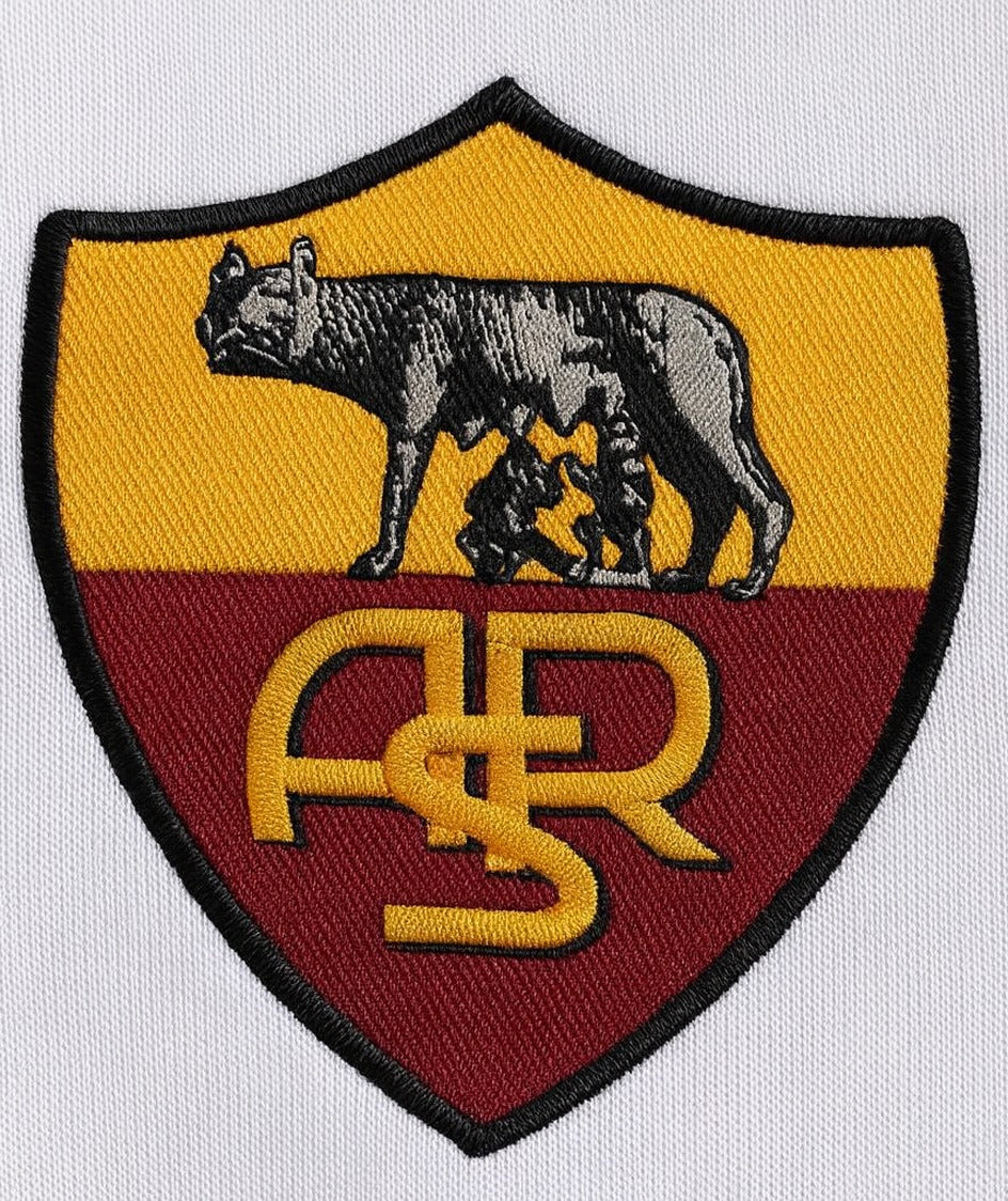 AS Roma 1998/99 away shirt — club crest close-up
