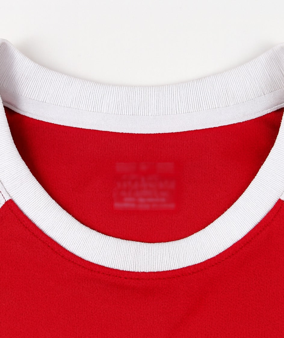 Arsenal 2003/04 home shirt — collar close-up