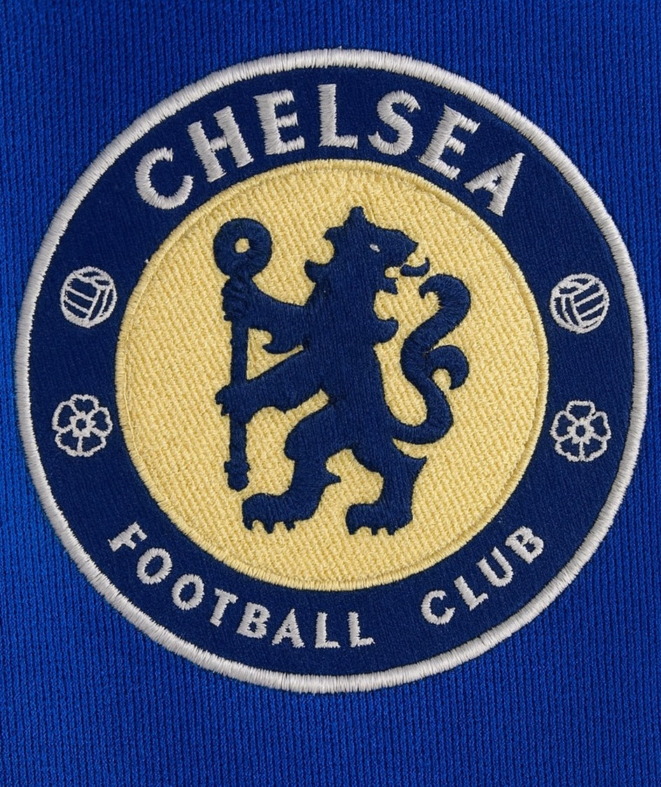 Chelsea 2012/13 home shirt — club crest close-up