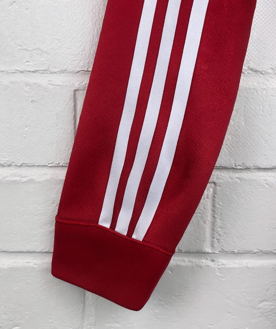 Bayern Munich 2010/11 home shirt — sleeve and cuff close-up