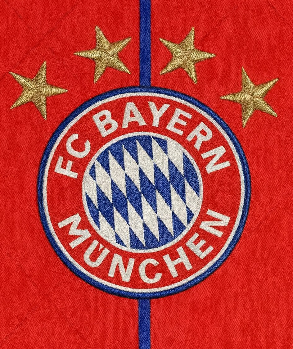 Bayern Munich 2014/15 home shirt — club crest close-up