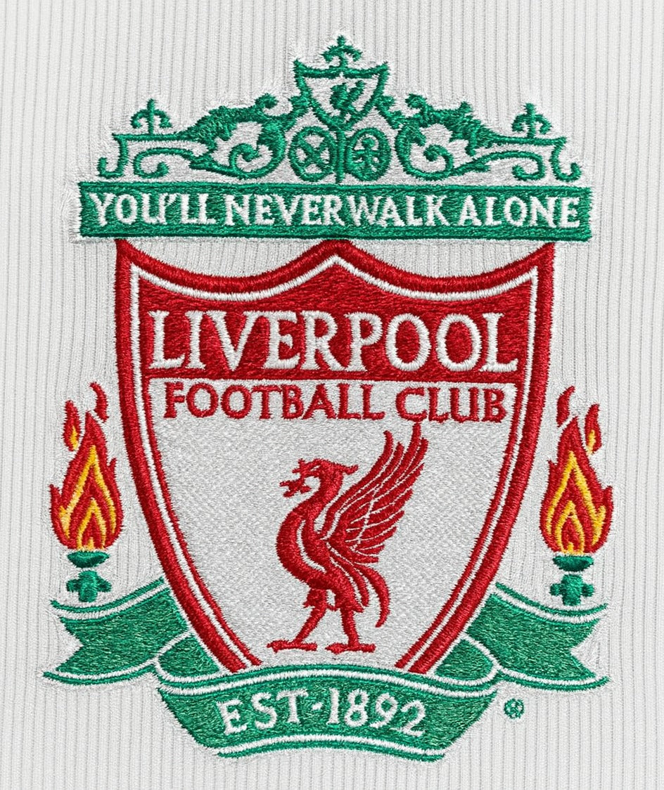 Liverpool 2006/07 away shirt — club crest close-up