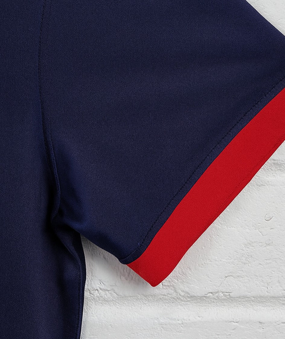 Paris Saint-Germain 2013/14 home shirt — sleeve and cuff close-up