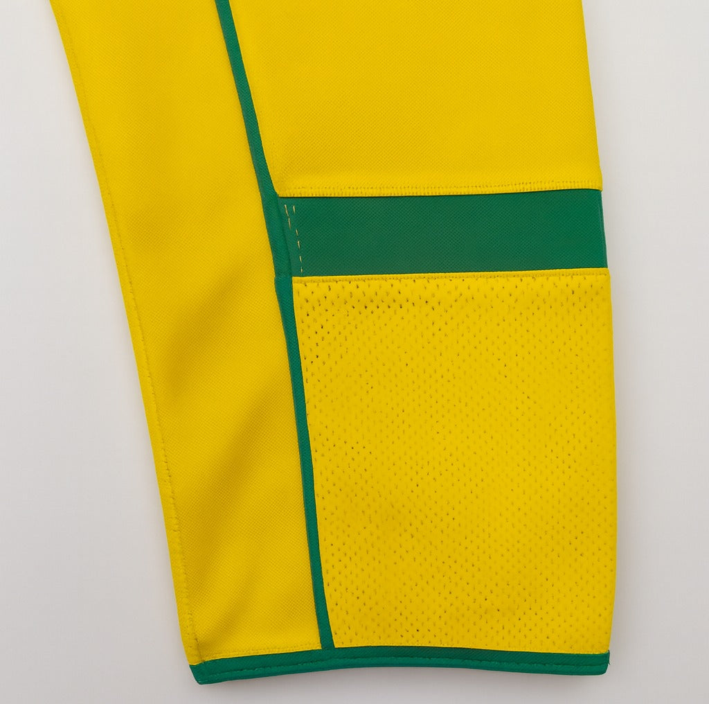 Brazil 2004 home shirt — sleeve close-up