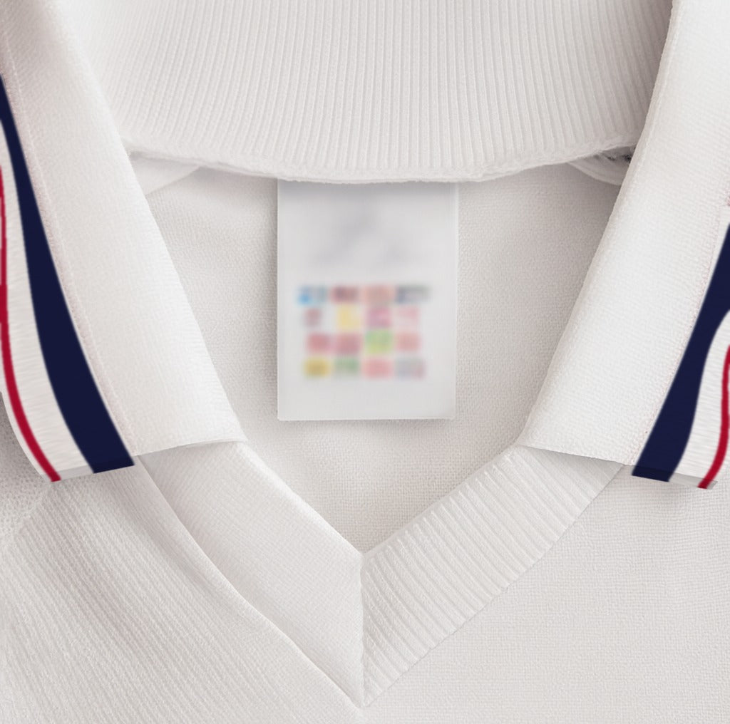 France 1998 away shirt — collar close-up