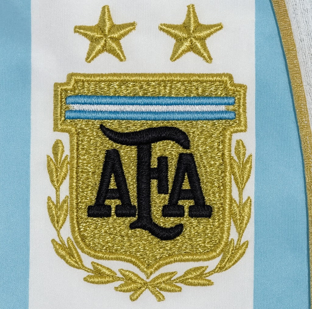 Argentina 2006 home shirt — AFA crest close-up