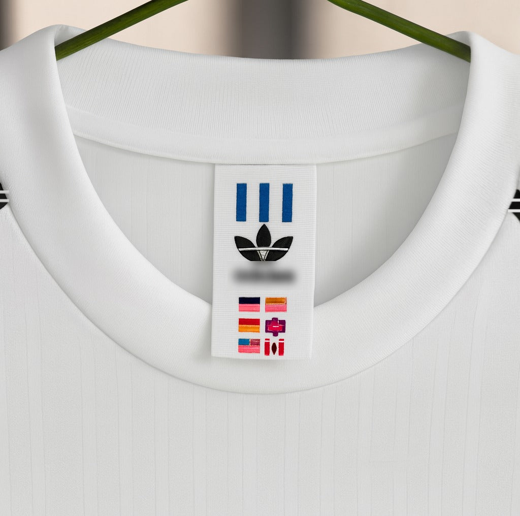Germany 1990 home shirt — collar close-up
