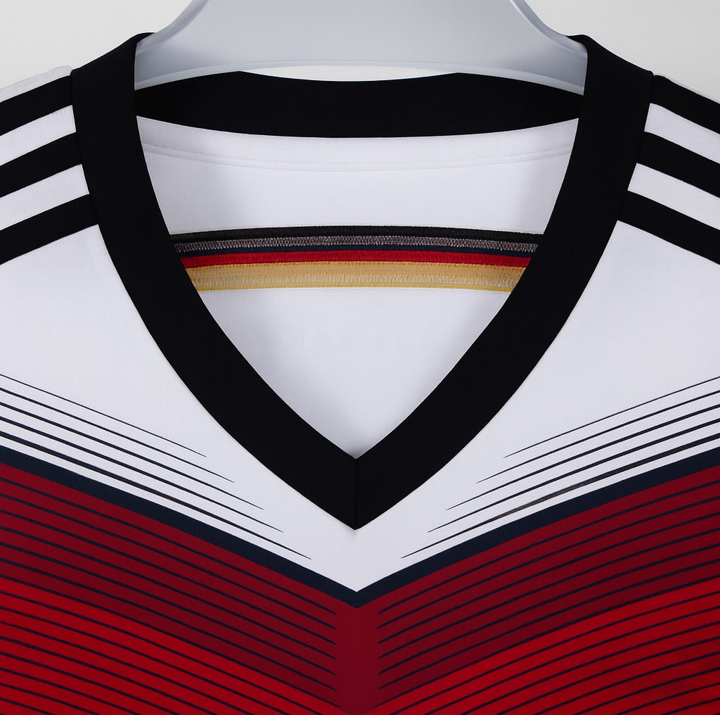 Germany 2014 home shirt — collar close-up