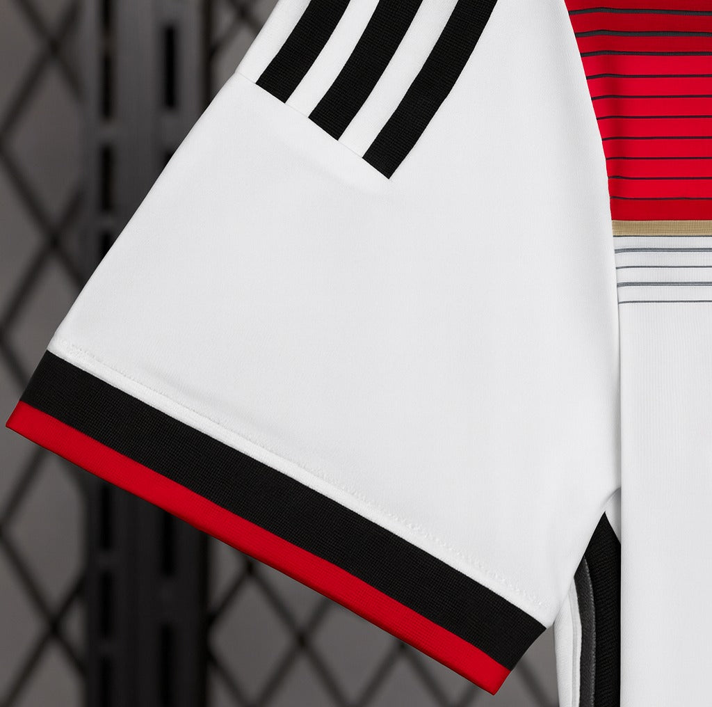Germany 2014 home shirt — sleeve close-up