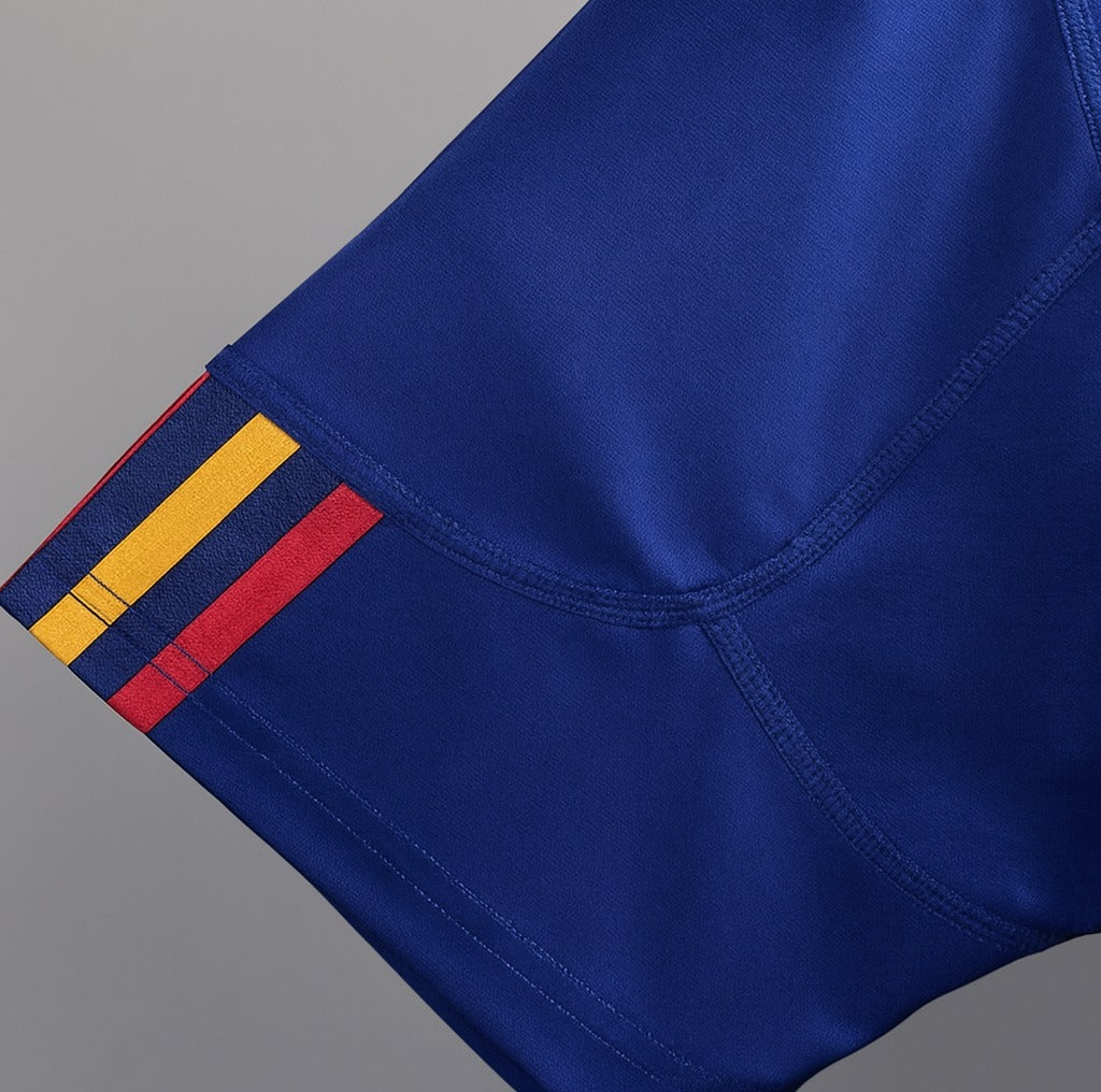 Spain 2010 away shirt — sleeve close-up