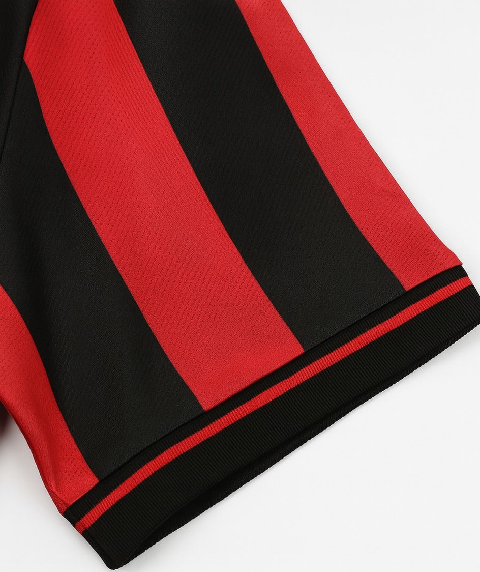AC Milan 1997/98 home shirt — sleeve and cuff close-up
