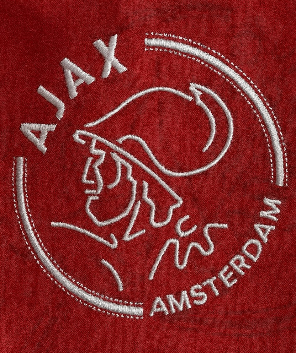 Ajax 1994/95 home shirt — club crest close-up