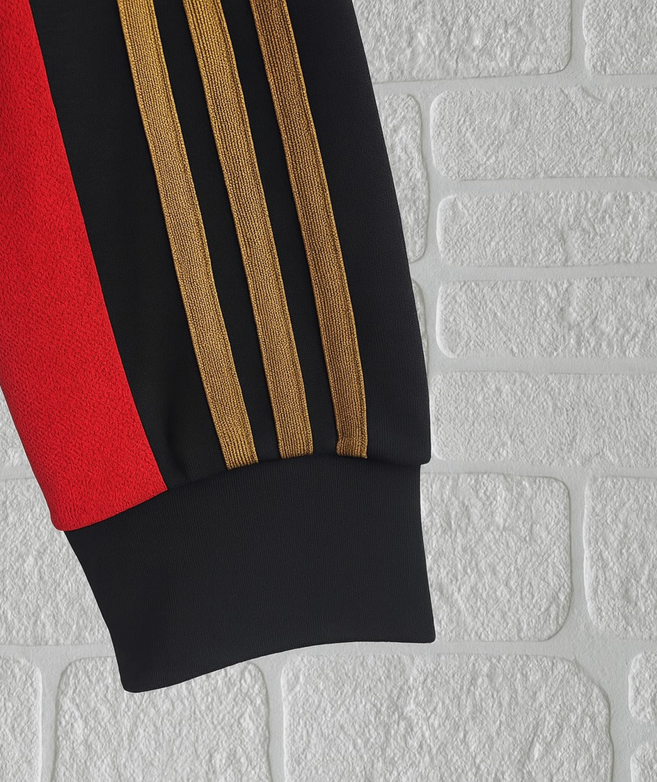 AC Milan 2013/14 home shirt — sleeve and cuff close-up
