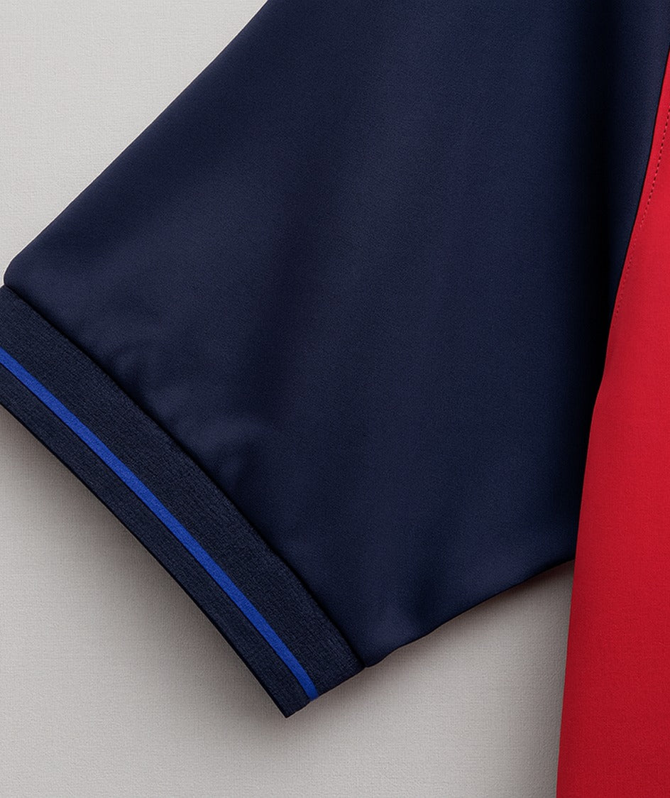 FC Barcelona 1999/00 home shirt — sleeve close-up