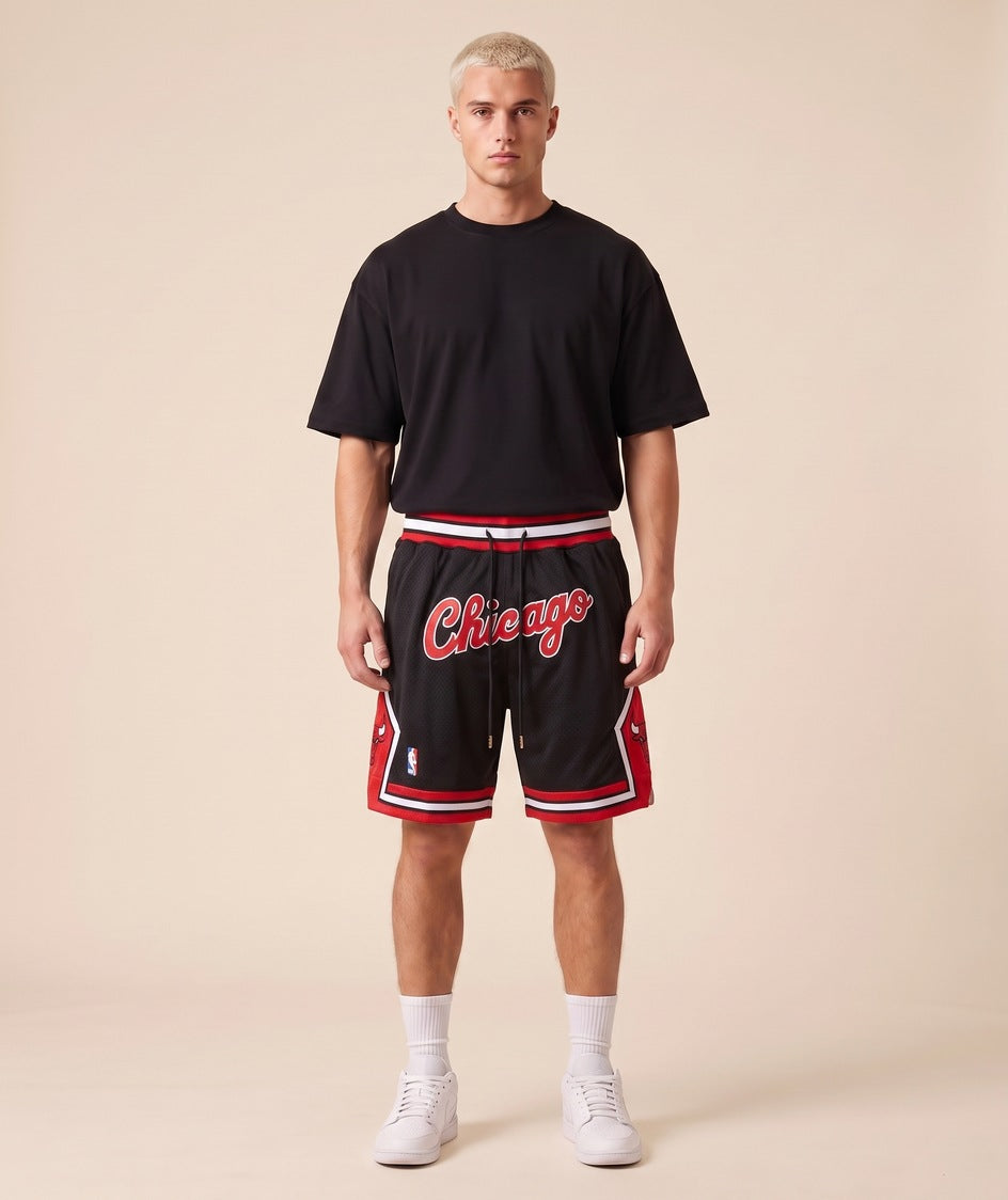 מכנסי NBA - שיקגו בולס שיקגו שחור