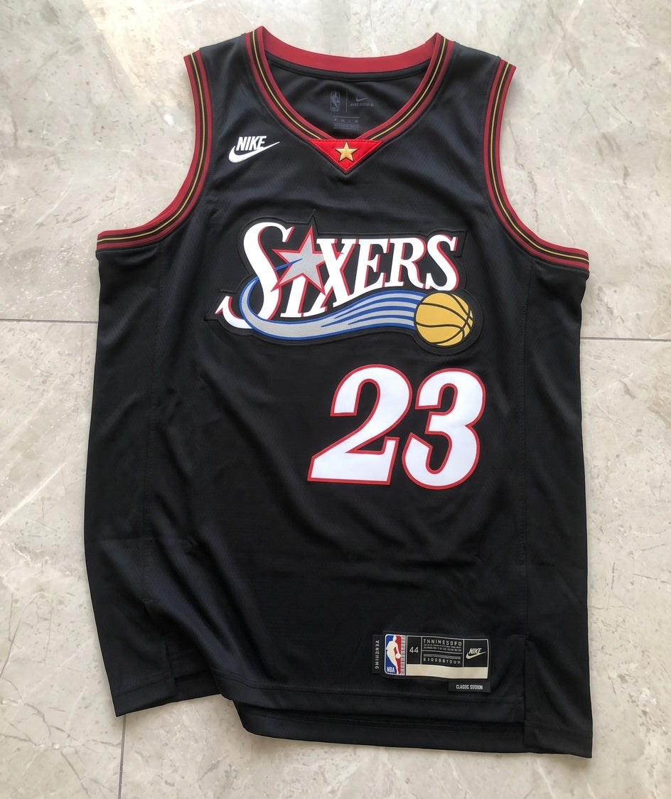 גופיית NBA - פילדלפיה 76 ג'יימס 23 שחור - מוצר