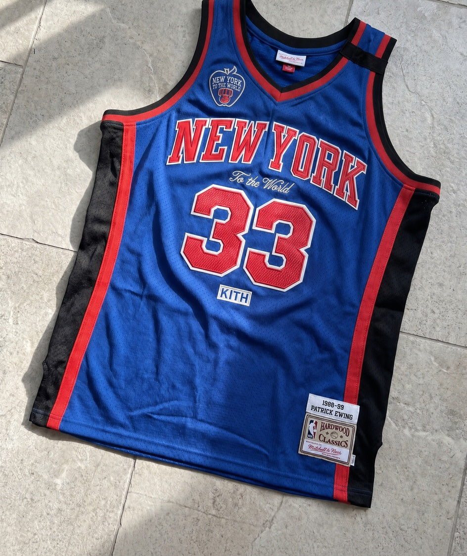 גופיית NBA - ניו יורק ניקס איווינג 33 כחול - מוצר