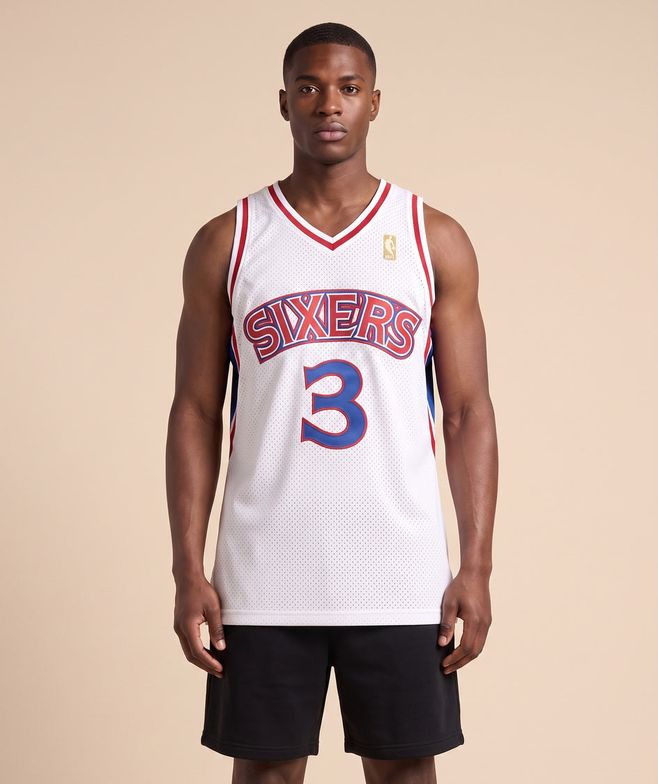 גופיית NBA - פילדלפיה 76 איברסון 3 לבן