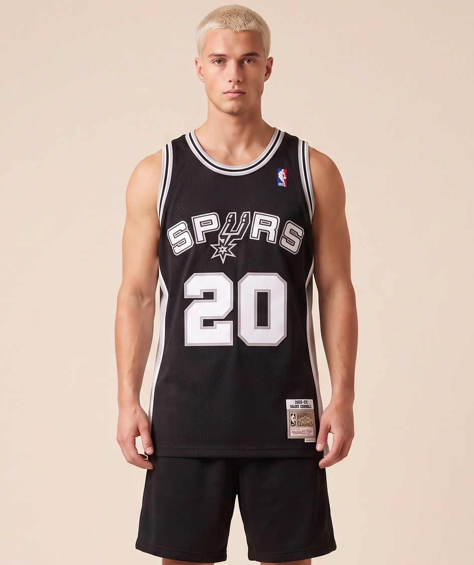 גופיית NBA - סן אנטוניו ספרס ג'ינובילי 20 שחור