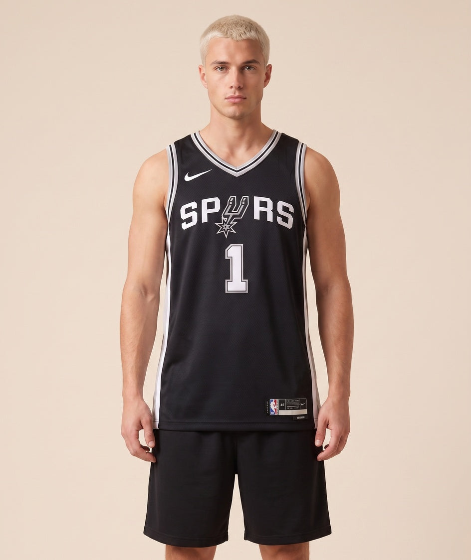 גופיית NBA - סן אנטוניו ספרס ומבניאמה 1 שחור