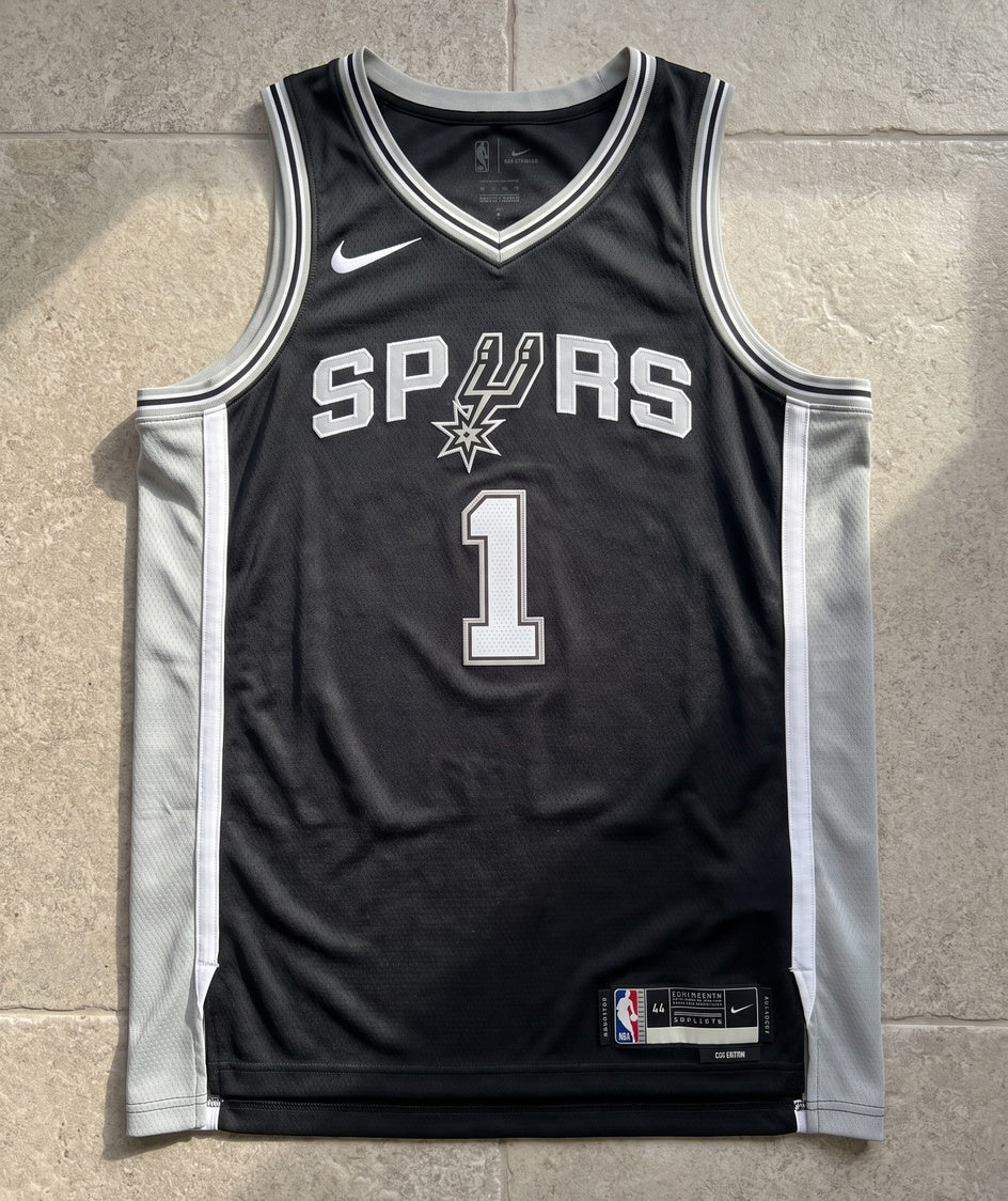 גופיית NBA - סן אנטוניו ספרס ומבניאמה 1 שחור - מוצר