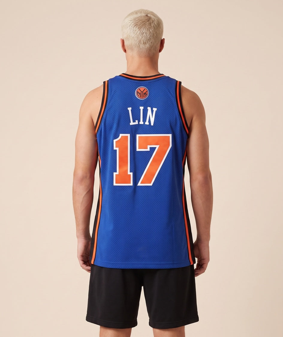 גופיית NBA - ניו יורק ניקס לין 17 2011-12 כחול - גב