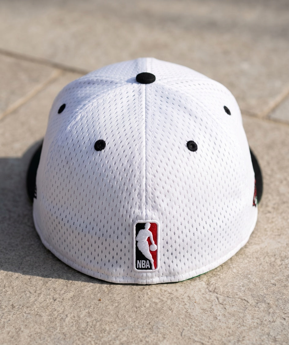 כובע NBA - שיקגו בולס לבן רשת - גב