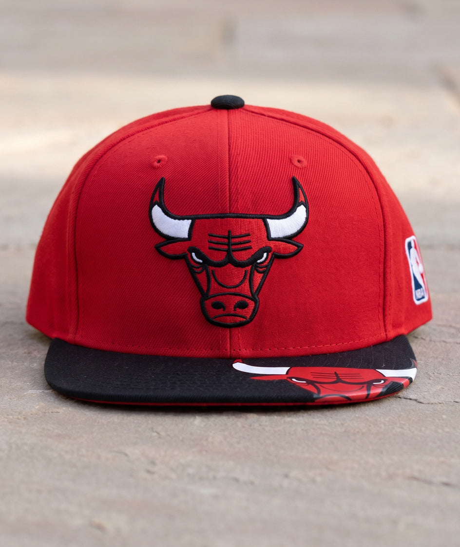 כובע NBA - שיקגו בולס אדום שחור סמל