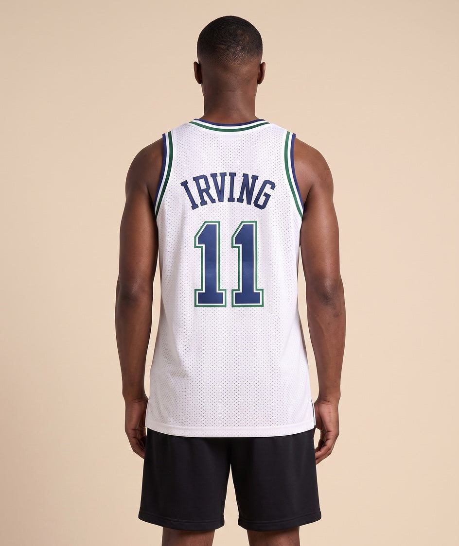 גופיית NBA - דאלאס מאבריקס אירבינג 11 2023-24 לבן - גב