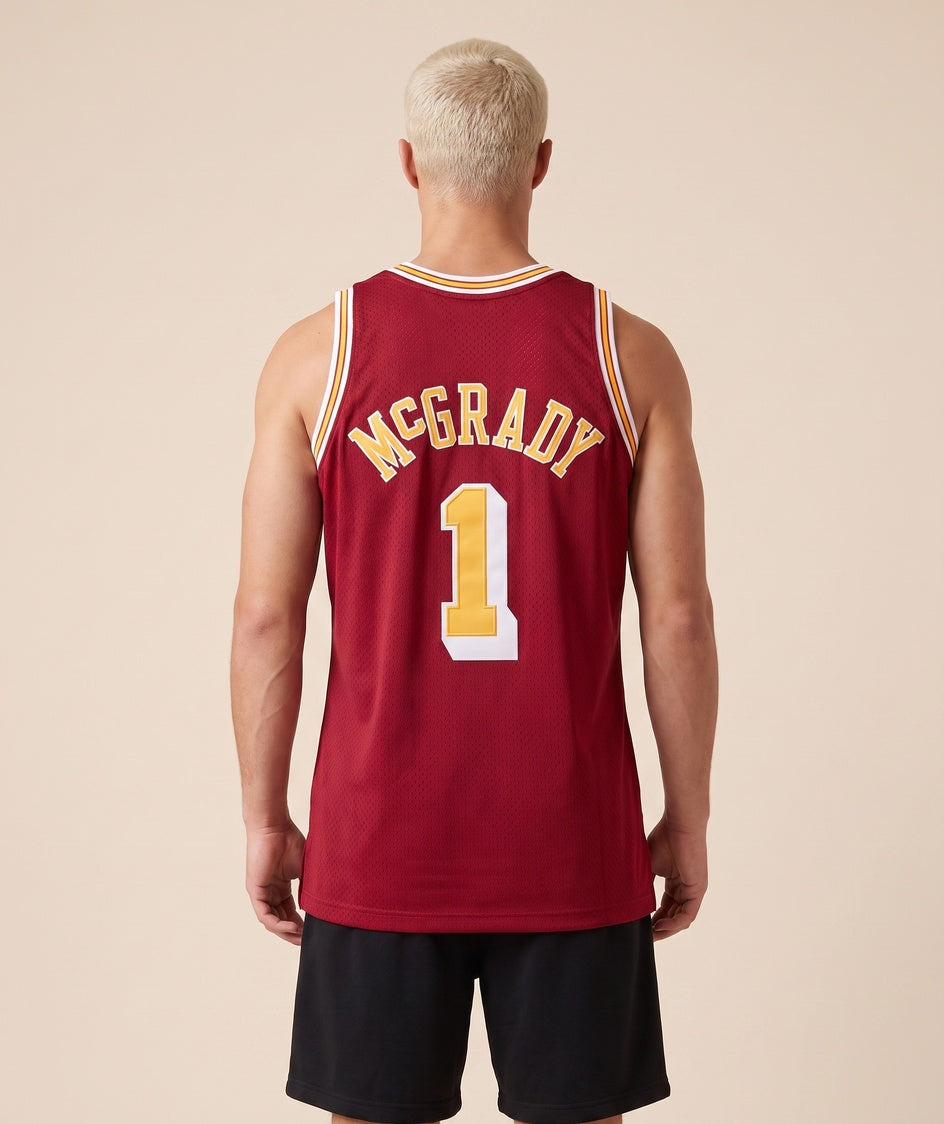 גופיית NBA - היוסטון רוקטס מקגריידי 1 2004-05 אדום - גב
