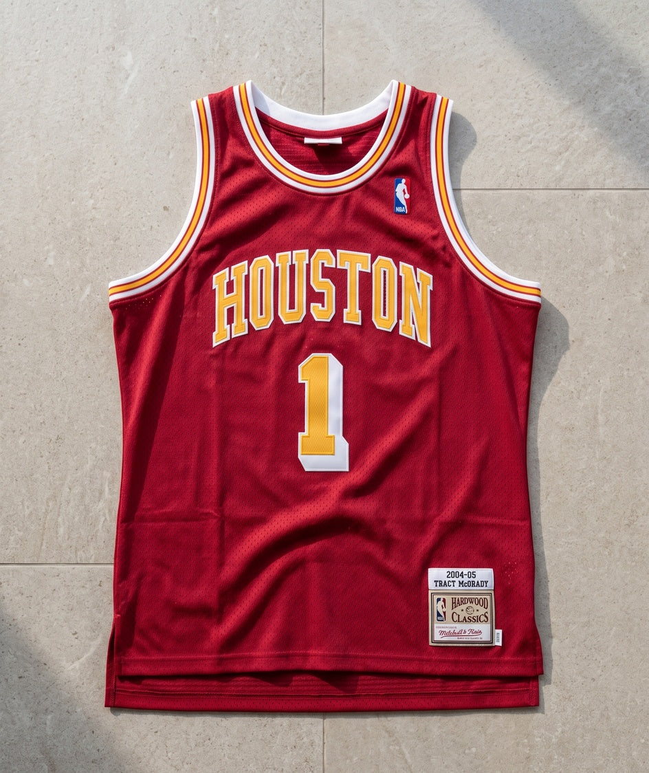 גופיית NBA - היוסטון רוקטס מקגריידי 1 2004-05 אדום - מוצר