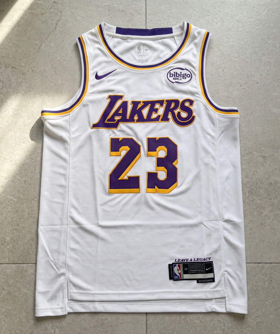 גופיית NBA - לוס אנג'לס לייקרס ג'יימס 23 לבן - מוצר