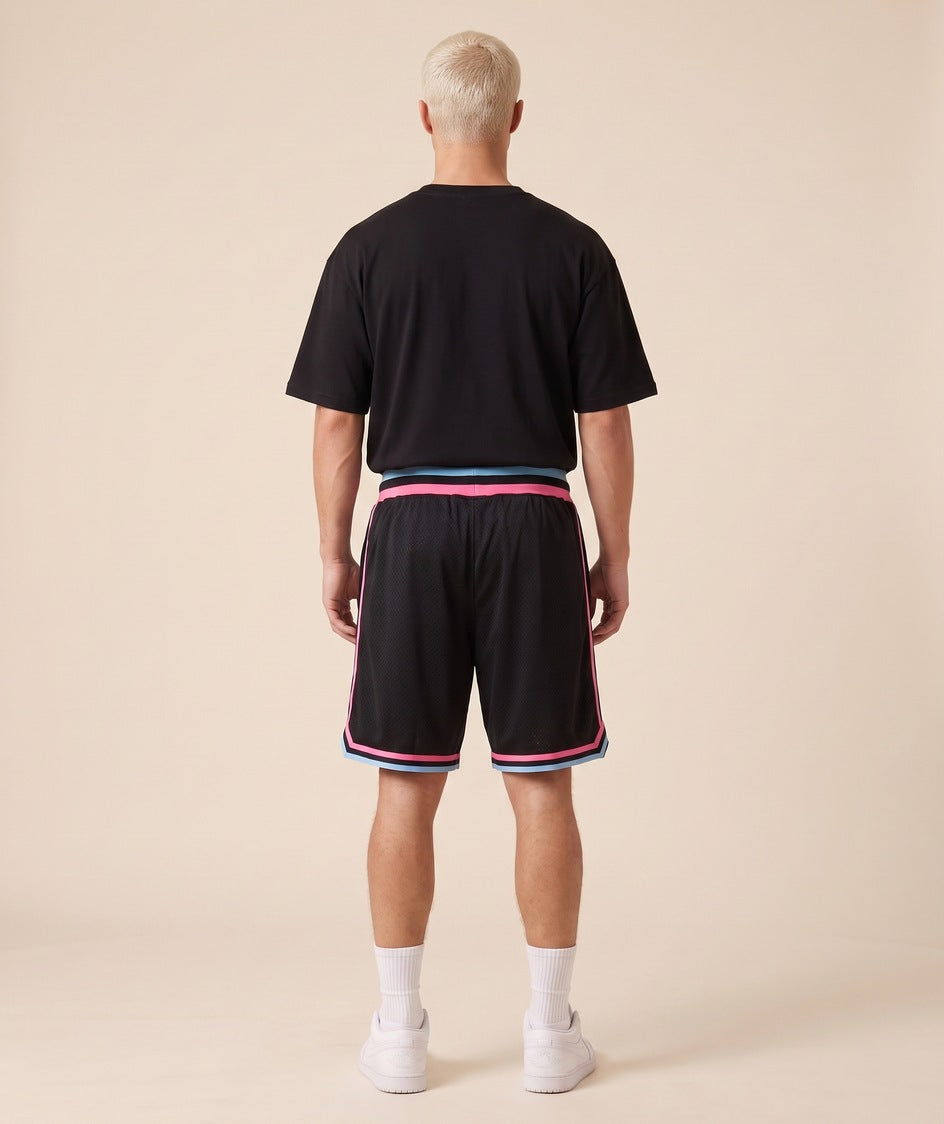 מכנסי NBA - מיאמי היט 21/22 שחור ורוד
