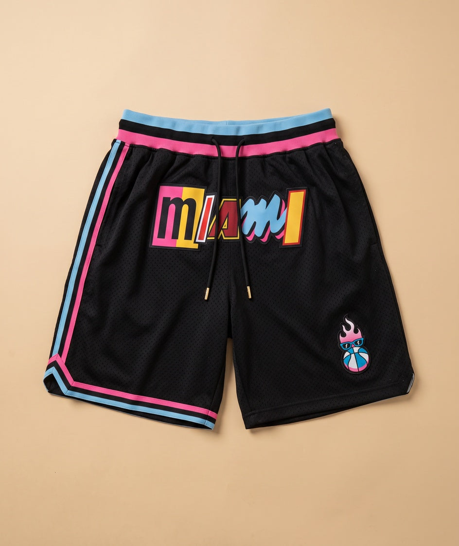 מכנסי NBA - מיאמי היט 21/22 שחור ורוד