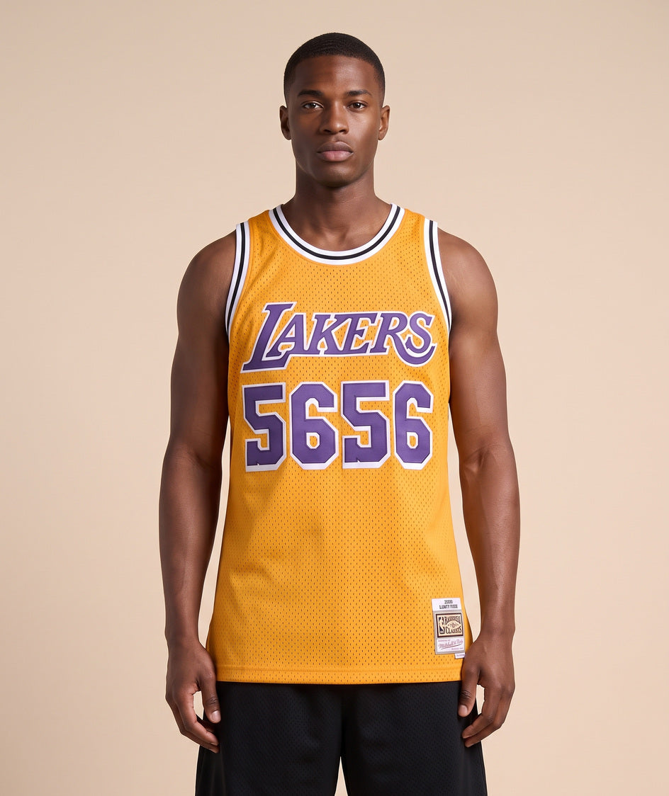 גופיית NBA - לוס אנג'לס לייקרס לאפי 5656 צהוב