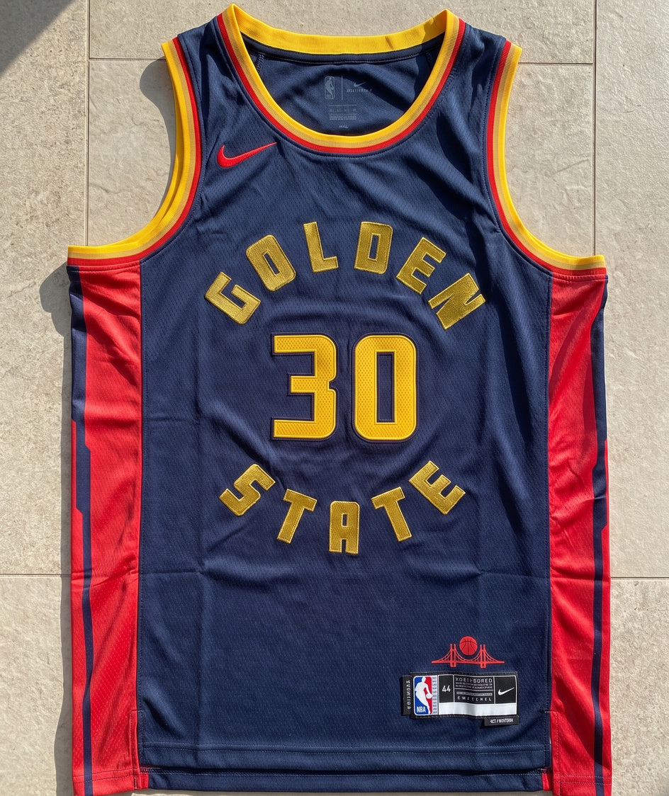 גופיית NBA - גולדן סטייט ווריורס קארי 30 24/25 נייבי - מוצר