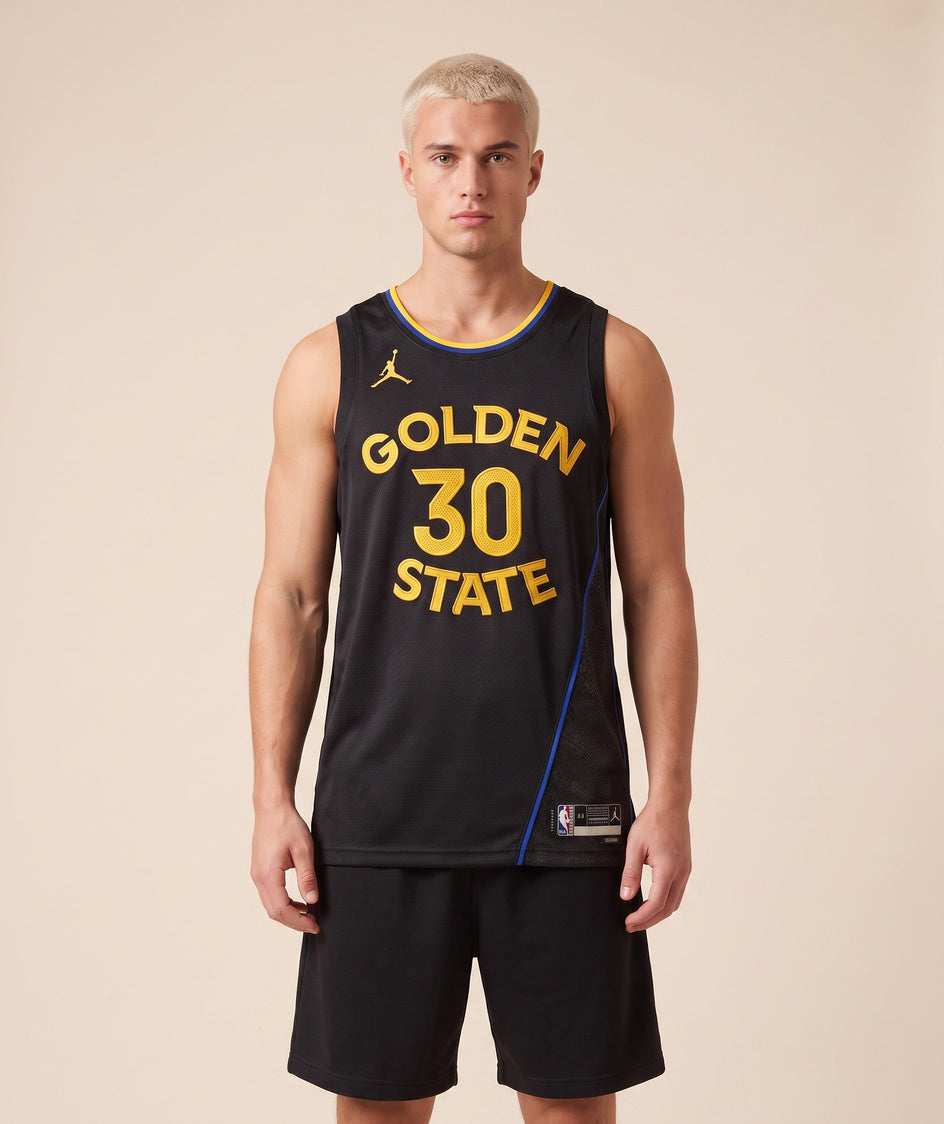 גופיית NBA - גולדן סטייט ווריורס קארי 30 24/25 שחור 2