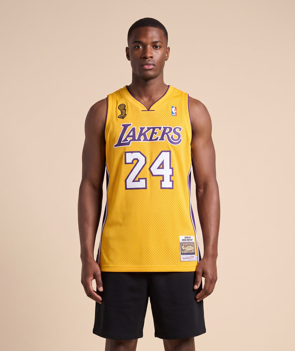 גופיית NBA - לוס אנג'לס לייקרס קובי 24 2009/20 צהוב