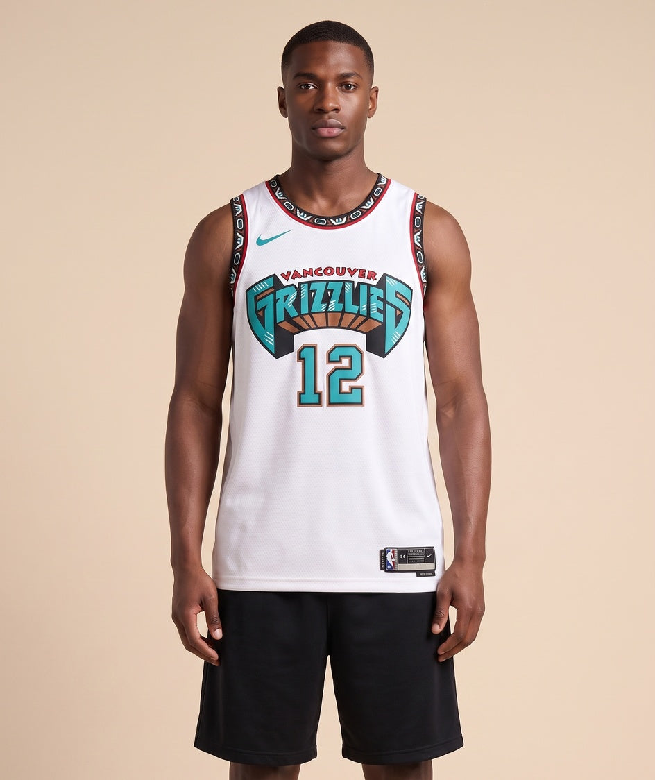 גופיית NBA - ונקובר גריזליס מוראנט 12 24/25 לבן