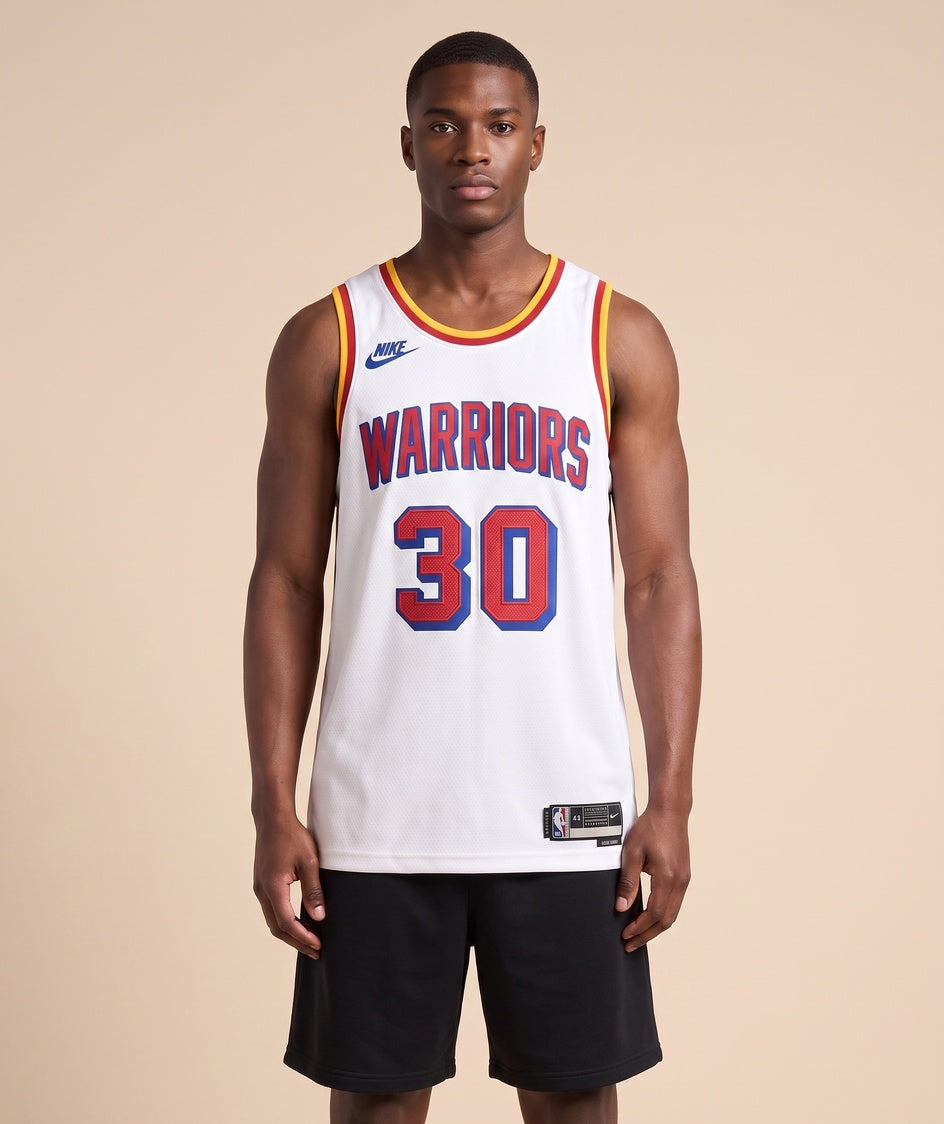 גופיית NBA - גולדן סטייט ווריורס קארי 30 24/25 לבן