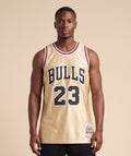 גופיית NBA - שיקגו בולס ג'ורדן 23 זהב