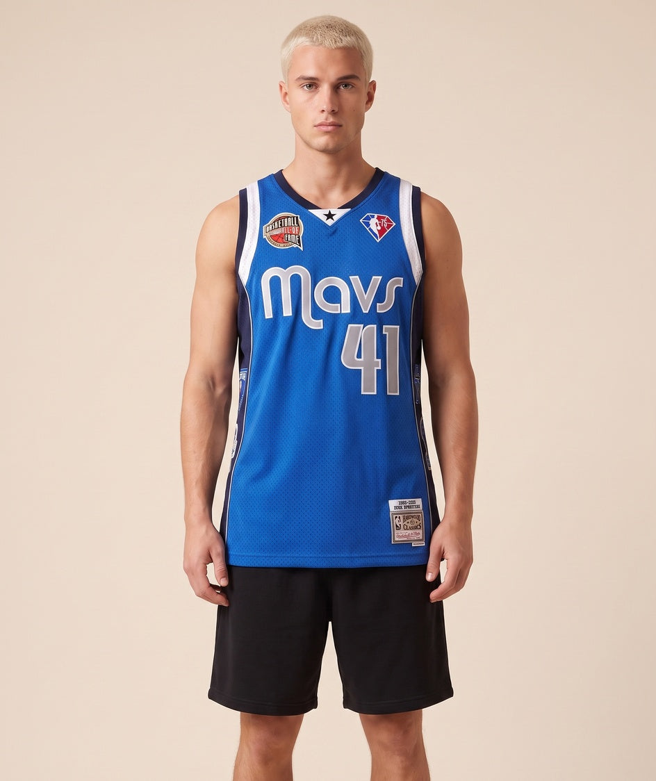 גופיית NBA - דאלאס מאבריקס נוביצקי 41 כחול