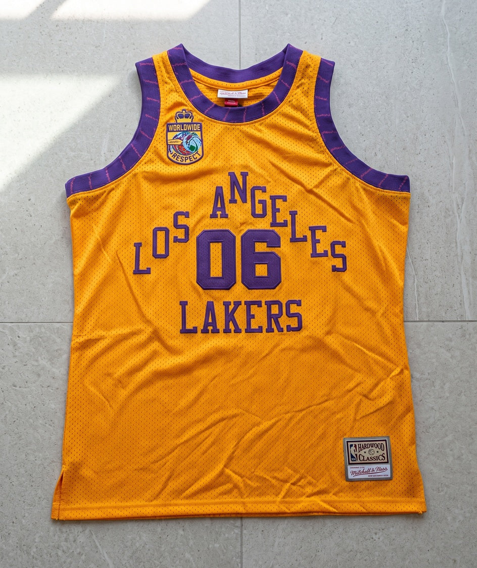 גופיית NBA - לוס אנג'לס לייקרס צהוב - מוצר