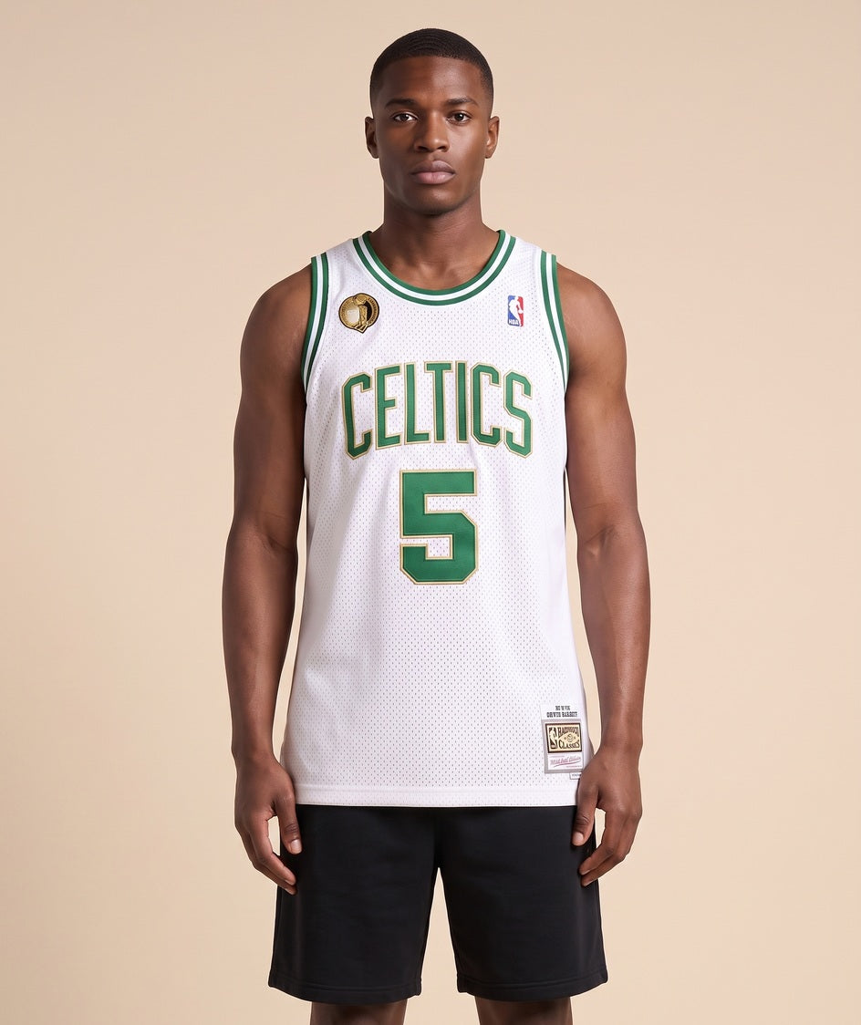 גופיית NBA - בוסטון סלטיקס גארנט 5 לבן