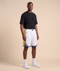 GSW Association Edition white shorts