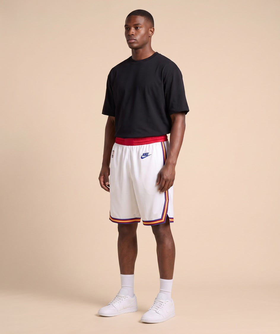 GSW Hardwood Classics white shorts