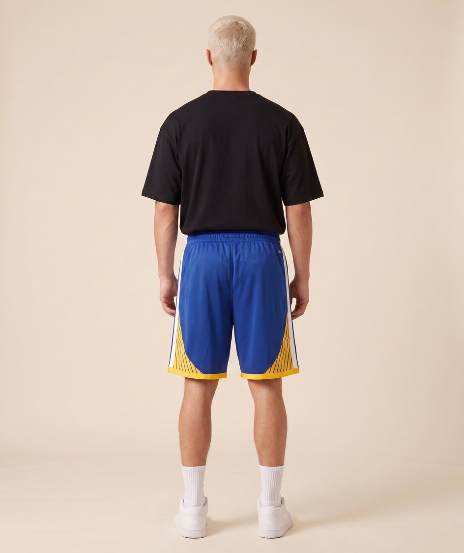 GSW Icon Edition royal blue shorts