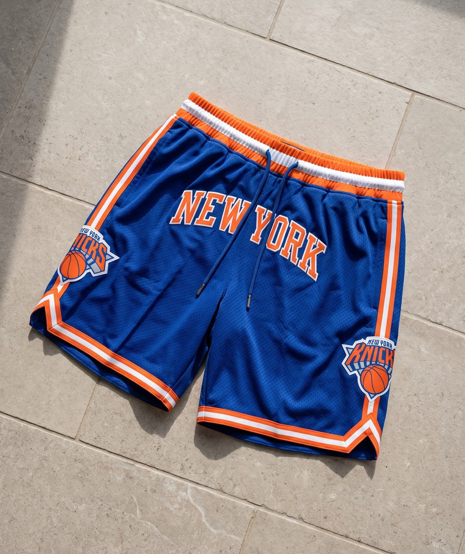 Knicks New York blue retro shorts